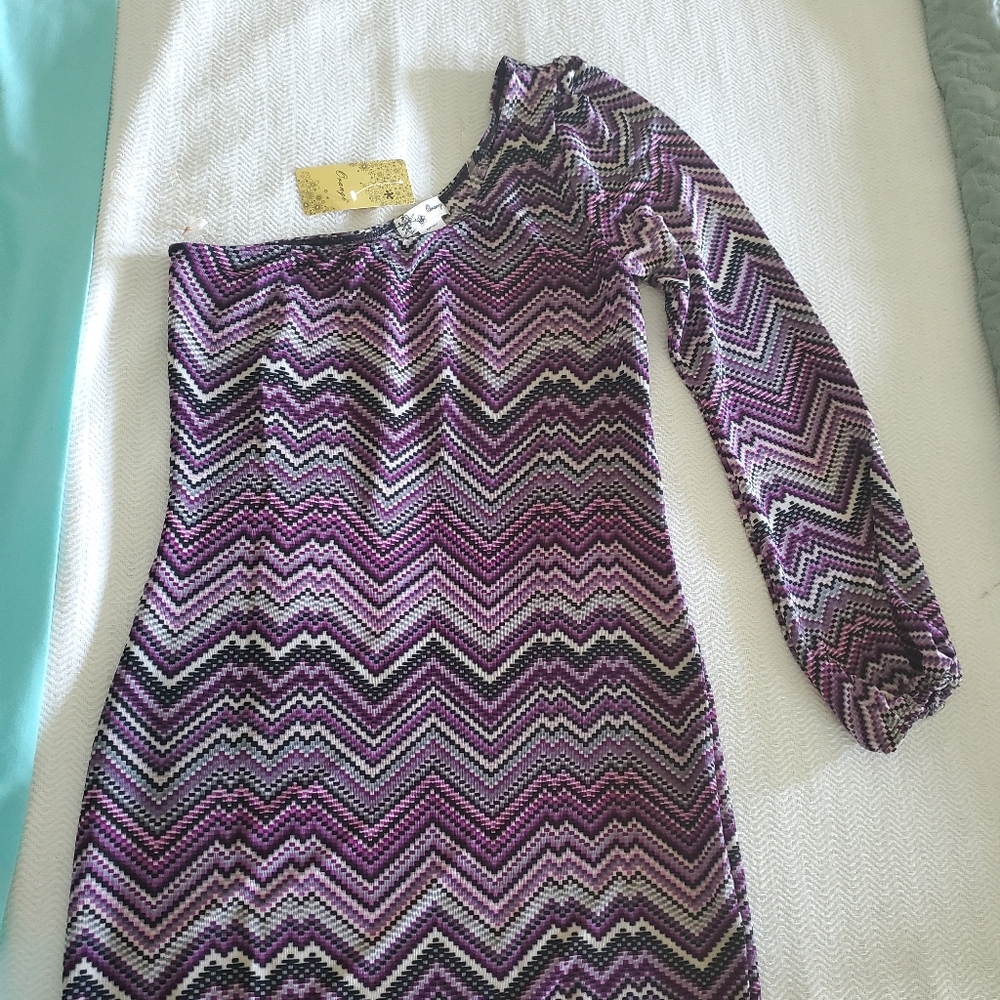 One Shoulder Bodycon Dress